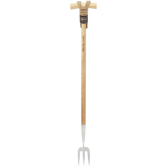 Draper Stainless Steel Fork with Ash Long Handle
