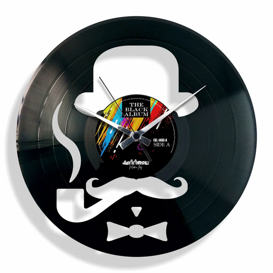 Harry Hipster Style Vinyl 30cm Silent Wall Clock