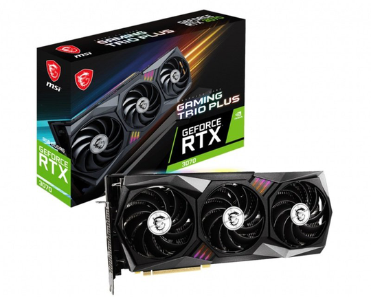 MSI GeForce RTX 3070 GAMING TRIO PLUS 8GB LHR Graphics Card