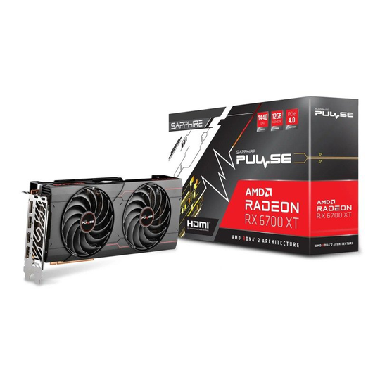 Sapphire Radeon RX 6700XT 12GB PULSE Graphics Card