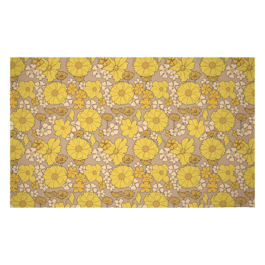 Decorsome 60s Wallpaper Woven Rug - Small