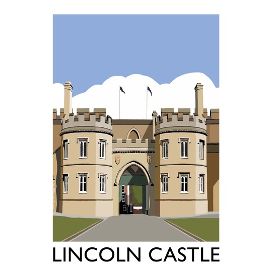 'Lincoln Castle' Graphic Art