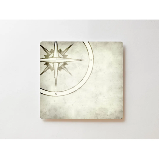 Backlight Motif Wall Picture Compass Rose Magnetic Cork Board
