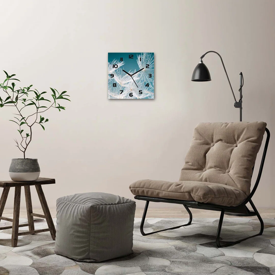 Dandelion Seeds Silent Wall Clock