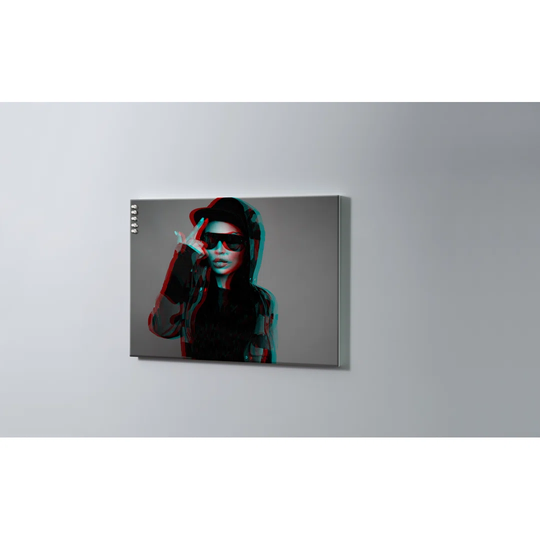 Hip Hop Girl Magnetic Wall Mounted Cork Board