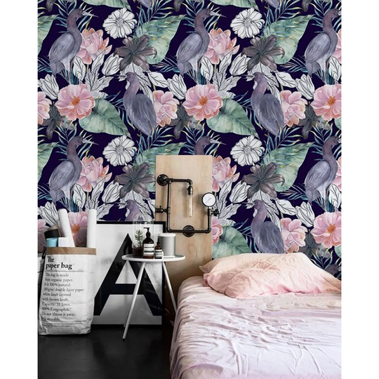 Walllpaper Roll 360X250cm Wallpaper Material With Print Kitchen Livingroom Bedroom Mural Decoration - Cranesflowersful