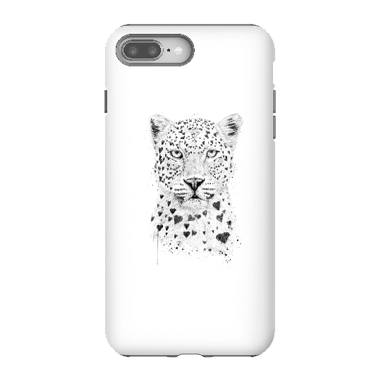 Balazs Solti Love Hearts Phone Case for iPhone and Android - iPhone 8 Plus - Tough Case - Gloss