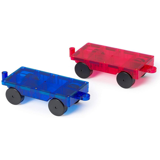 Playmags 3D Magnetic Blocks for Kids (2 Magnetic Cars)