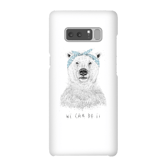 Balazs Solti We Can Do It Phone Case for iPhone and Android - Samsung Note 8 - Snap Case - Gloss
