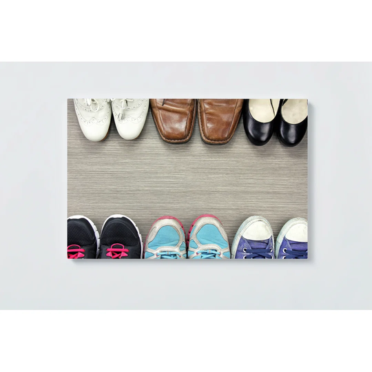 Shoe Motif Magnetic Wall Mounted Cork Board