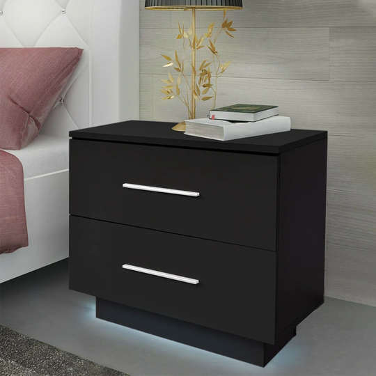 Carman 2 Drawer Bedside Table