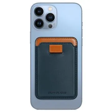 Dux Ducis iPhone 12/13/14 Magnetic Card Holder - Blue
