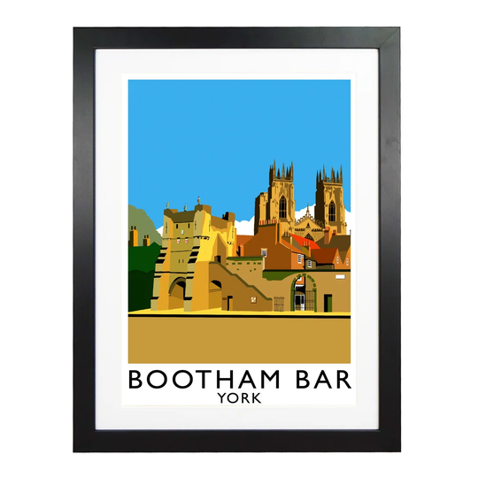 Bootham Bar by Richard O'Neil - Graphic Art Print on Paper
