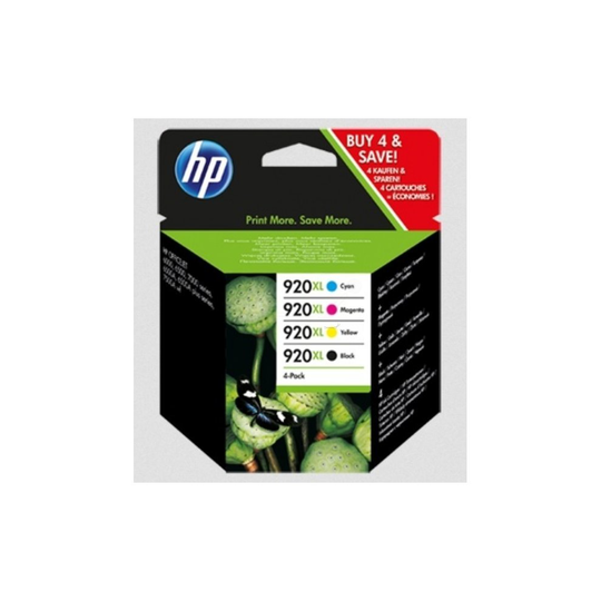 HP C2N92AE (920XL) Ink cartridge multi pack, 1.2K pages, Pack qty 4