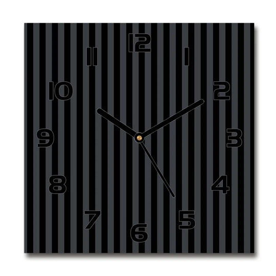 Hild Stripes Silent Wall Clock