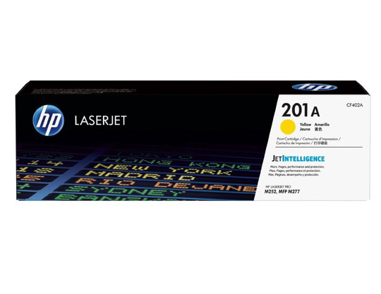 HP 201A LaserJet Toner Cartridge - Yellow - CF402A