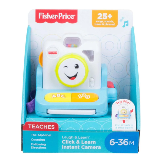 Fisher-price Laugh & Learn Click And Learn Instant Camera Toy For Kids