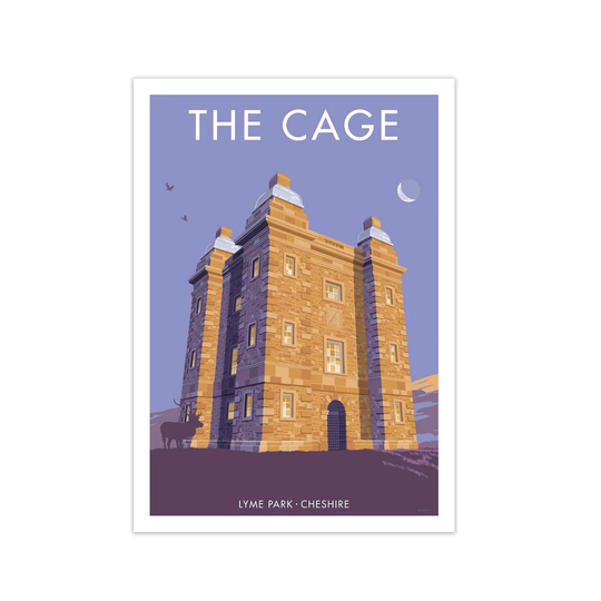 The Cage Cheshire - Graphict Art Print on Paper