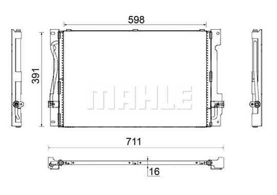 Condenser Air Conditioning 8FC351036-094 by BEHR