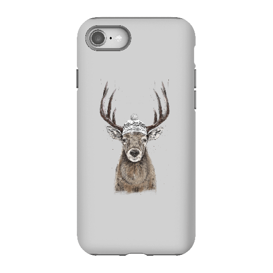 Balazs Solti Winter Deer Phone Case for iPhone and Android - iPhone 8 - Tough Case - Matte