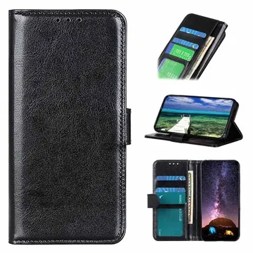 Xiaomi Redmi K50 Gaming Wallet Case with Magnetic Closure - Black