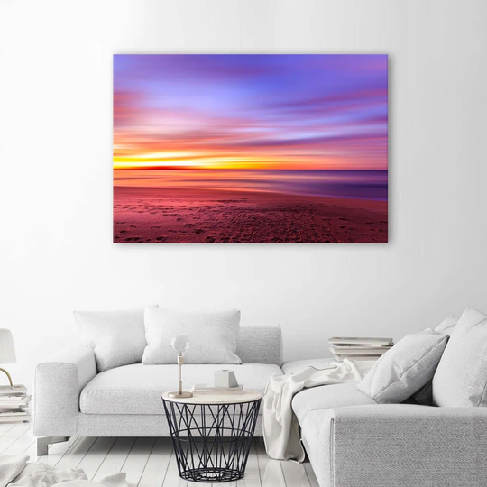 Canvas Print Purple Sunset