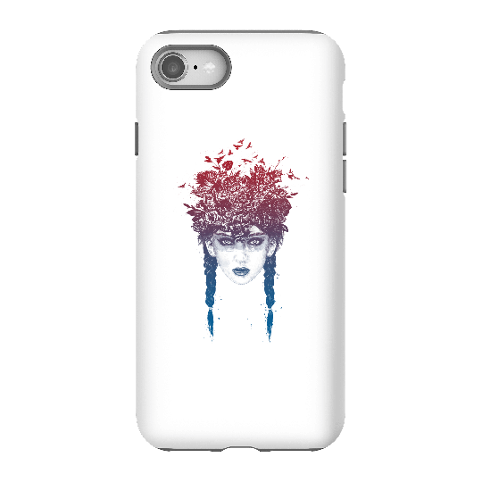 Balazs Solti Native Girl Phone Case for iPhone and Android - iPhone 8 - Tough Case - Gloss