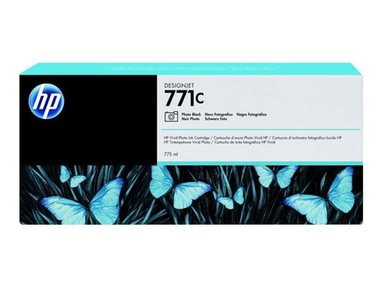 HP 711C Photo Black Original Ink Cartridge - Standard Yield 775ml - B6Y13A
