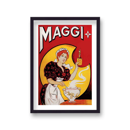 Vintage Advertising Print Maggi Condiment