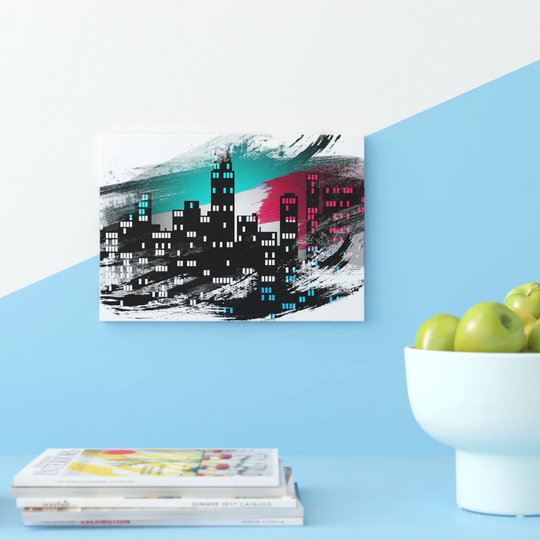'City Skyline' Graphic Art Print Poster