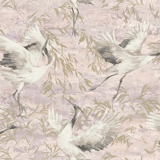 Holden Decor Sarus Pink Wallpaper