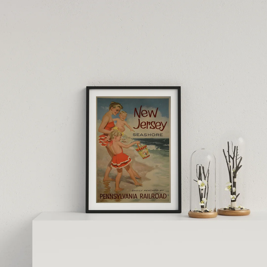 Vintage Travel Poster New Jersey