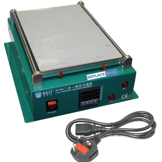 BST-968 LCD Rework Separation Station / Heating Plate With Vacuum For Mobile Phones And Tablets (11")