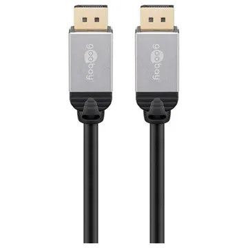 Goobay DisplayPort to DisplayPort Cable - 2m - Grey