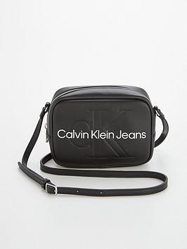 Calvin Klein Jeans Camera Crossbody Bag - Black