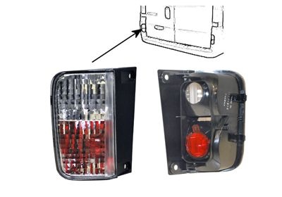 Combination Tail Light 4395929 Van Wezel 4395929