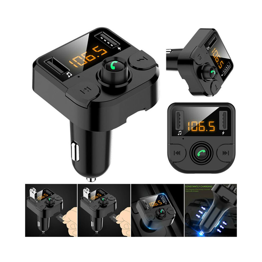 Bluetooth FM Transmitter Wireless In Car Radio MP3 Player USB Charger Handsfree