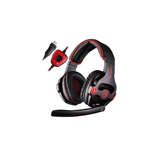 SA903 7.1 Surround Sound USB Gaming Headset for PC Gaming/Xbox One/PS4