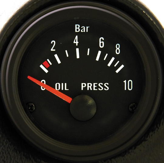 Performance Instrument Black Oil pressure 0-10 bar 52mm PI 48931