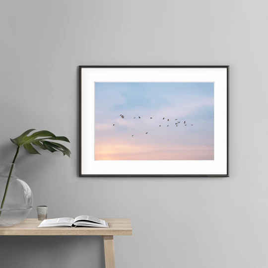Sunset Sky - Picture Frame Photograph Print on Paper