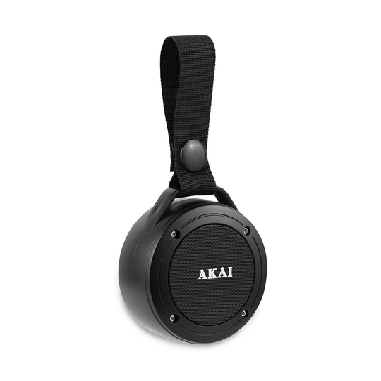 Akai IPX4 Bluetooth Shower Speaker Black