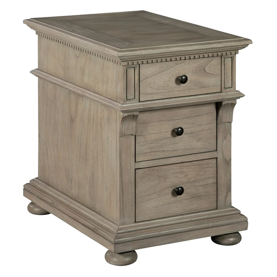 Wellington 3 Drawer Bedside Table
