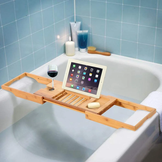 Ruth Freestanding Bamboo Bath Rack