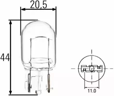 Bulb Indicator W21W 8GA008892-002 by Hella
