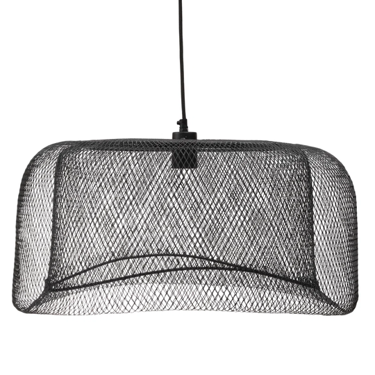 Dundridge Black 1-Bulb 46" H Plug-in Outdoor Hanging Lantern