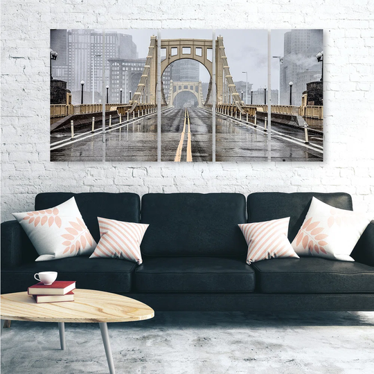 Canvas Print Brooklyn Bridge City Of New York