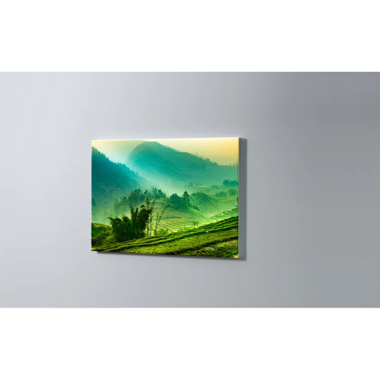 Meadow Mountains Magnetic Wall Mounted Cork Board