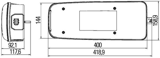 Combination Tail Light 2VP 011 511-041 Hella 2VP 011 511041