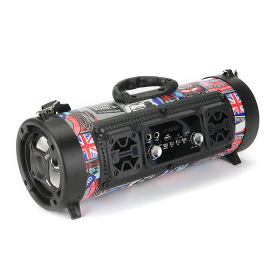 (Graffiti) High Bass Ultra Loud Bluetooth Speakers Portable Wireless Speaker