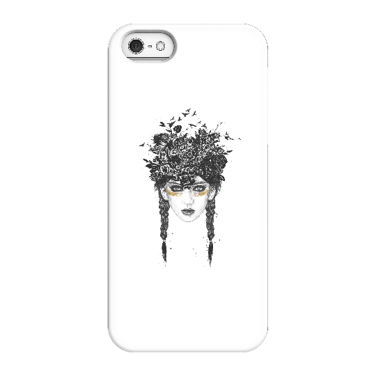 Balazs Solti Native Girl Phone Case for iPhone and Android - iPhone 5/5s - Snap Case - Gloss